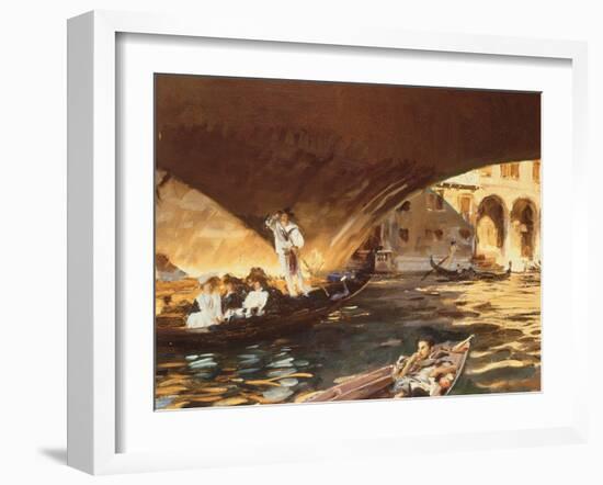 The Rialto, Venice-John Singer Sargent-Framed Giclee Print