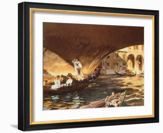 The Rialto, Venice-John Singer Sargent-Framed Giclee Print