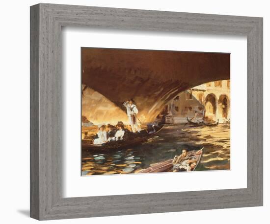 The Rialto, Venice-John Singer Sargent-Framed Giclee Print