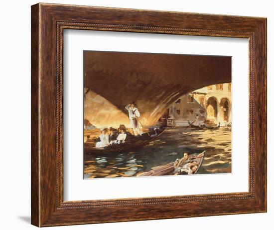 The Rialto, Venice-John Singer Sargent-Framed Giclee Print