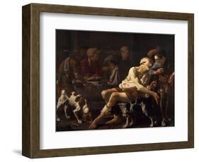 The Rich Man and the Poor Lazarus, 1625-Hendrick Jansz Terbrugghen-Framed Giclee Print