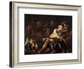 The Rich Man and the Poor Lazarus, 1625-Hendrick Jansz Terbrugghen-Framed Giclee Print