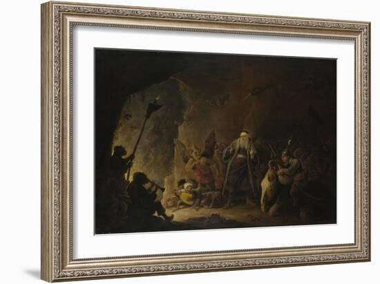 The Rich Man Being Led to Hell, C. 1647-1648-David Teniers the Younger-Framed Giclee Print