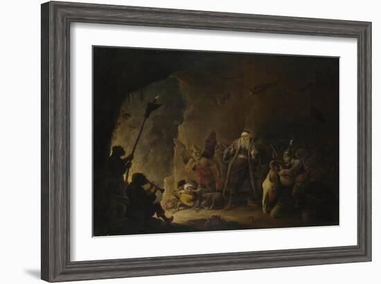 The Rich Man Being Led to Hell, C. 1647-1648-David Teniers the Younger-Framed Giclee Print