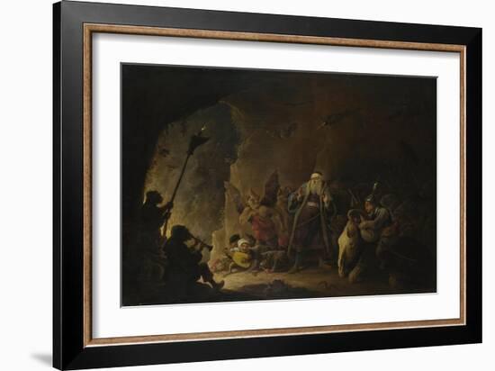 The Rich Man Being Led to Hell, C. 1647-1648-David Teniers the Younger-Framed Giclee Print