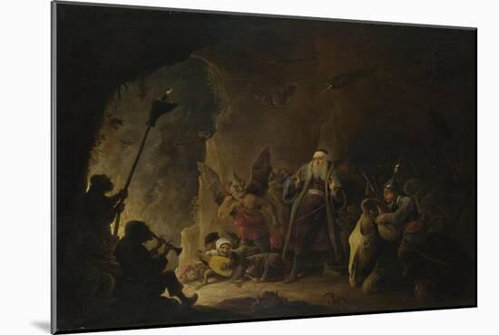 The Rich Man Being Led to Hell, C. 1647-1648-David Teniers the Younger-Mounted Giclee Print