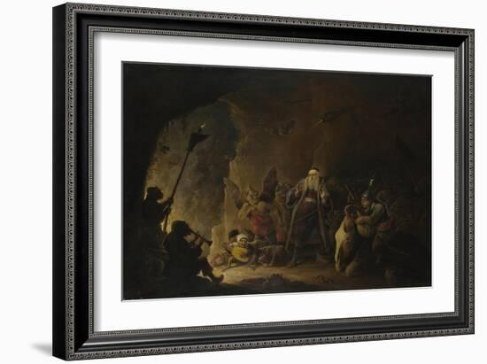 The Rich Man Being Led to Hell, C. 1647-1648-David Teniers the Younger-Framed Giclee Print