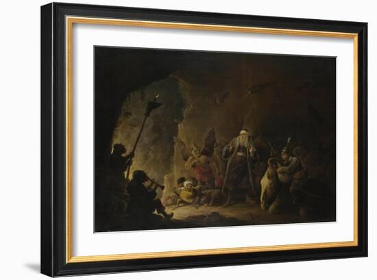 The Rich Man Being Led to Hell, C. 1647-1648-David Teniers the Younger-Framed Giclee Print