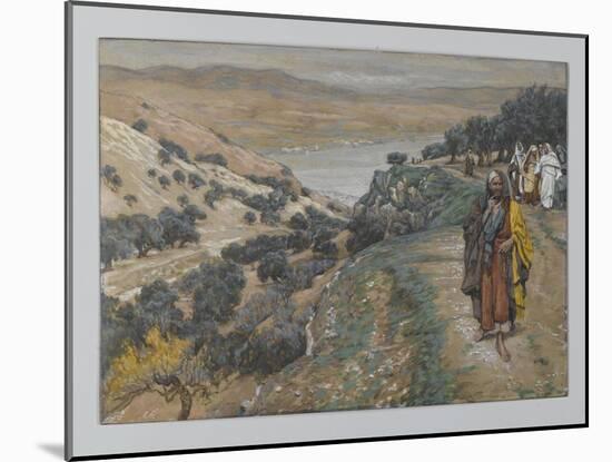 The Rich Young Man Went Away Sorrowful-James Tissot-Mounted Giclee Print