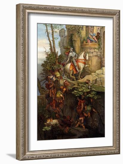 The Ride of Kuno Von Falkenstein-Moritz Ludwig von Schwind-Framed Giclee Print