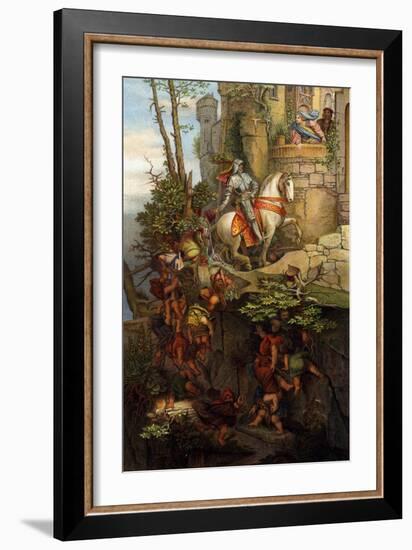 The Ride of Kuno Von Falkenstein-Moritz Ludwig von Schwind-Framed Giclee Print