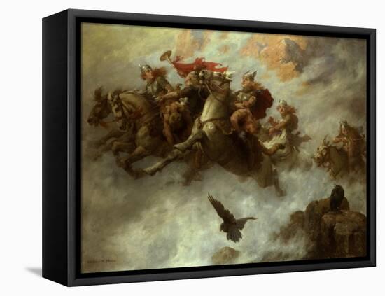 The Ride of the Valkyries-William T. Maud-Framed Premier Image Canvas