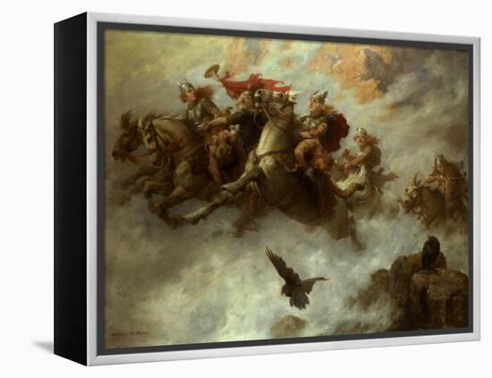 The Ride of the Valkyries-William T. Maud-Framed Premier Image Canvas