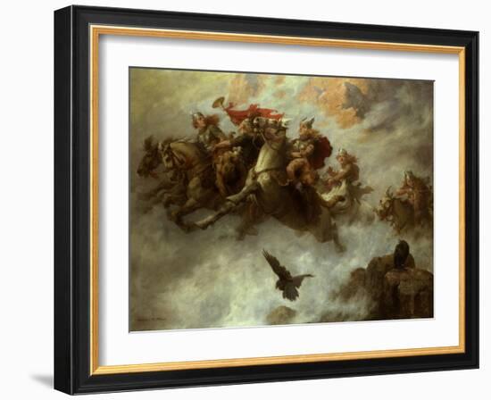 The Ride of the Valkyries-William T. Maud-Framed Giclee Print