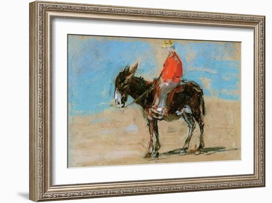 The Ride on the Beach-Eugène Boudin-Framed Giclee Print