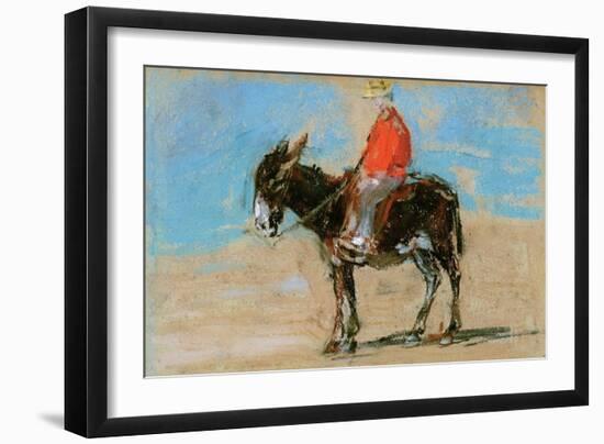 The Ride on the Beach-Eugène Boudin-Framed Giclee Print