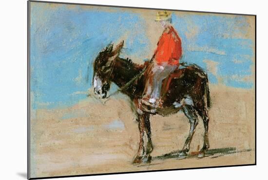 The Ride on the Beach-Eugène Boudin-Mounted Giclee Print