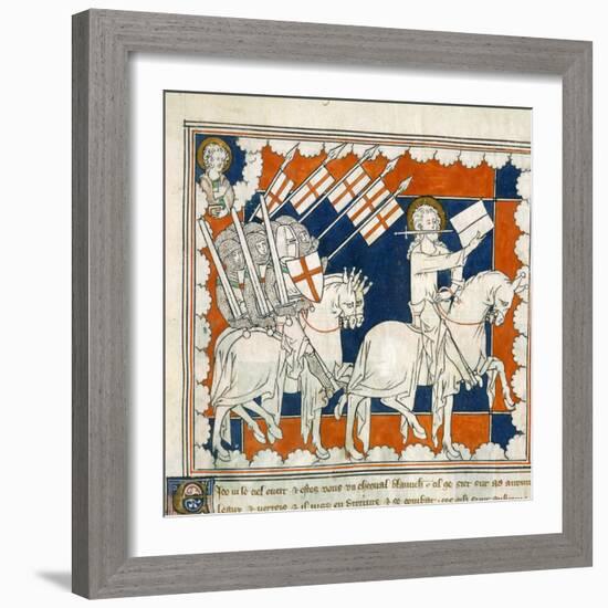 The rider on a white horse, 14th century-English-Framed Giclee Print