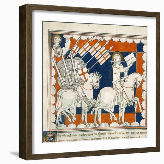 The rider on a white horse, 14th century-English-Framed Giclee Print