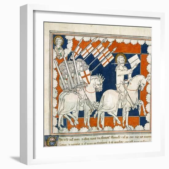 The rider on a white horse, 14th century-English-Framed Giclee Print