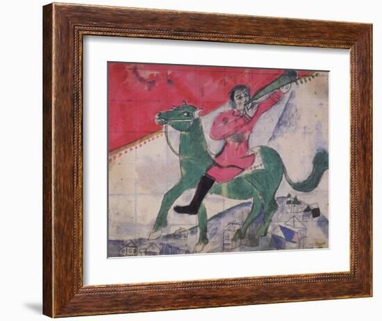 The Rider-Marc Chagall-Framed Collectable Print