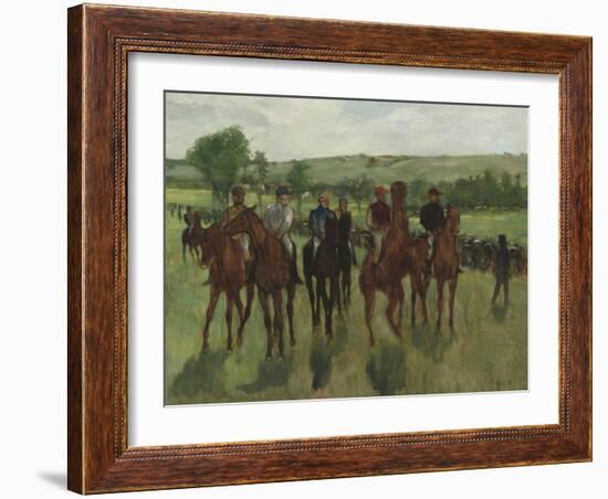 The Riders, c.1885-Edgar Degas-Framed Giclee Print