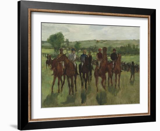 The Riders, c.1885-Edgar Degas-Framed Giclee Print