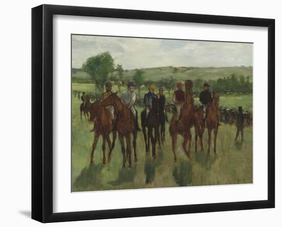 The Riders, c.1885-Edgar Degas-Framed Giclee Print