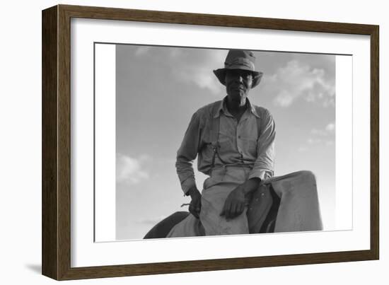 The Riding Boss-Dorothea Lange-Framed Art Print