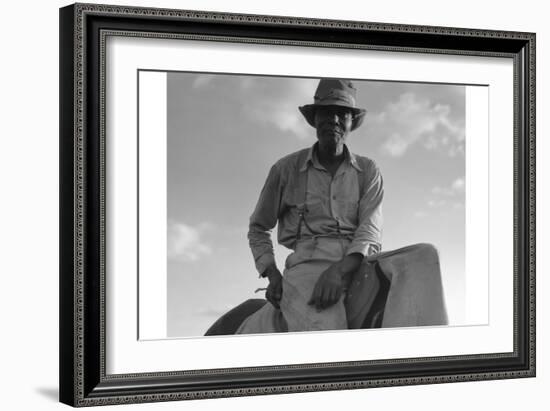 The Riding Boss-Dorothea Lange-Framed Art Print