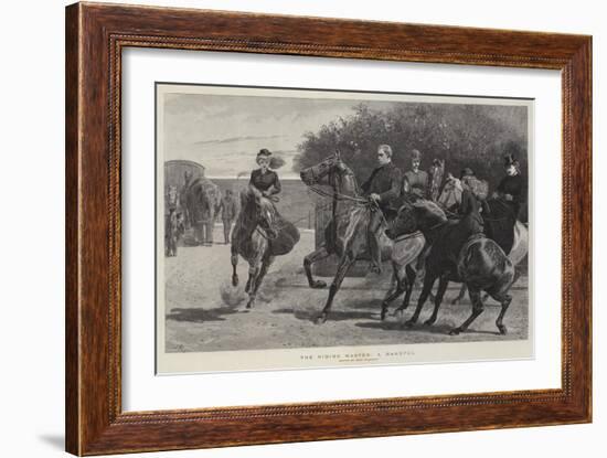 The Riding Master, a Handful-John Charlton-Framed Giclee Print