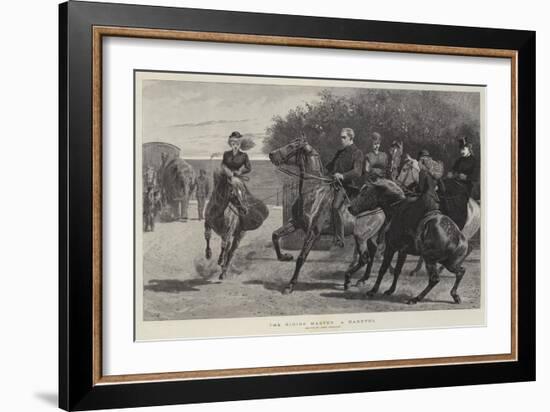 The Riding Master, a Handful-John Charlton-Framed Giclee Print