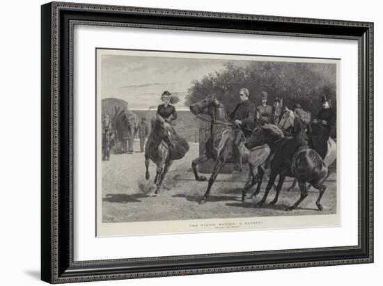 The Riding Master, a Handful-John Charlton-Framed Giclee Print