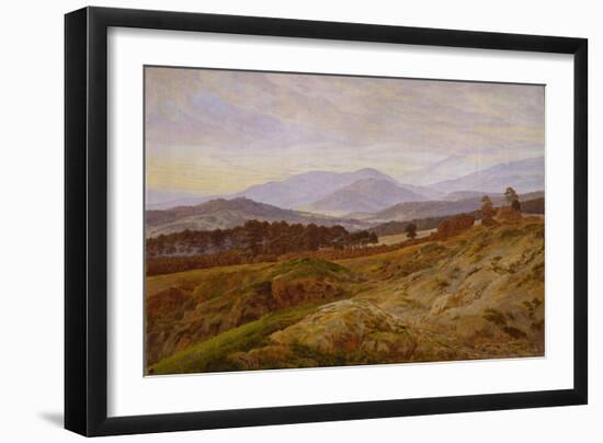 The Riesengebirge-Caspar David Friedrich-Framed Giclee Print