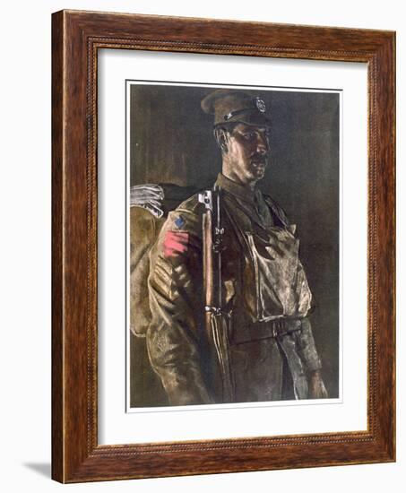 The Rifle Brigade, from British Artists at the Front, Continuation of the Western Front, Part…-Eric Henri Kennington-Framed Giclee Print