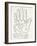 The Right Hand, Copy of an Illustration from 'Cerasariensis' by Tricassus, Nuremberg 1560-German School-Framed Giclee Print