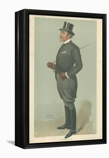 The Right Hon Sir Henry Mortimer Durand-Sir Leslie Ward-Framed Premier Image Canvas