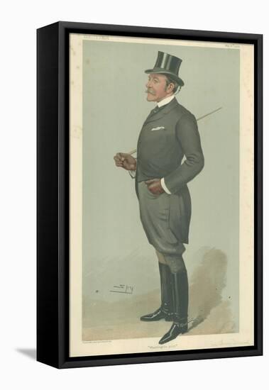 The Right Hon Sir Henry Mortimer Durand-Sir Leslie Ward-Framed Premier Image Canvas