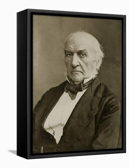The Right Hon. W. E. Gladstone-English Photographer-Framed Premier Image Canvas