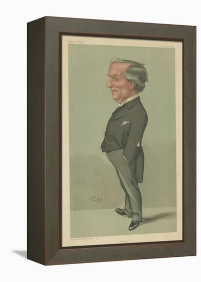 The Right Honourable Herbert Henry Asquith-Sir Leslie Ward-Framed Premier Image Canvas