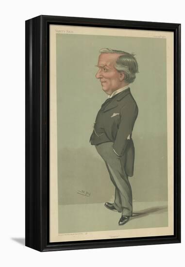 The Right Honourable Herbert Henry Asquith-Sir Leslie Ward-Framed Premier Image Canvas