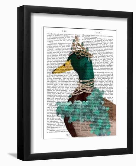 The Right Honourable Lady D-Fab Funky-Framed Art Print