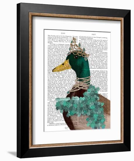 The Right Honourable Lady D-Fab Funky-Framed Art Print