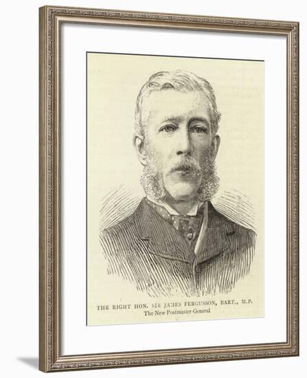 The Right Honourable Sir James Fergusson, Bart-null-Framed Giclee Print