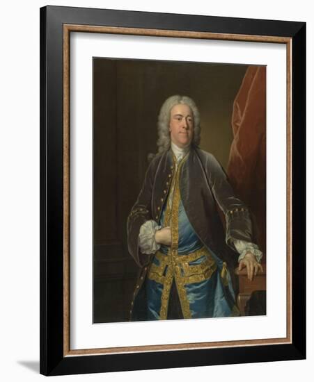 The Right Honourable Stephen Poyntz, of Midgeham, Berkshire, C.1740-Jean-Baptiste van Loo-Framed Giclee Print