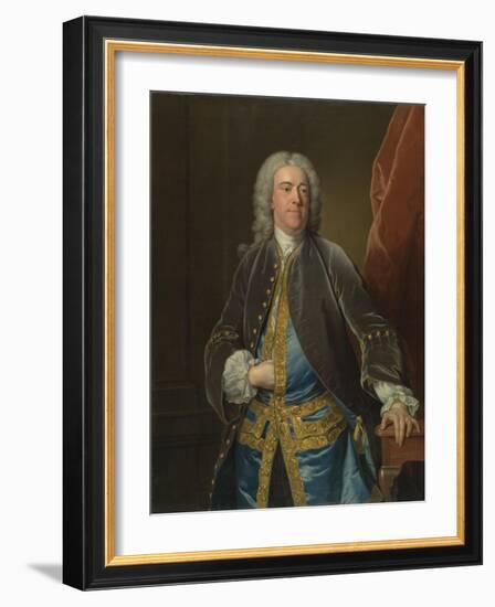 The Right Honourable Stephen Poyntz, of Midgeham, Berkshire, C.1740-Jean-Baptiste van Loo-Framed Giclee Print