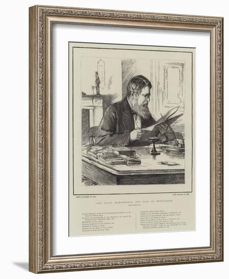 The Right Honourable the Earl of Iddesleigh-null-Framed Giclee Print
