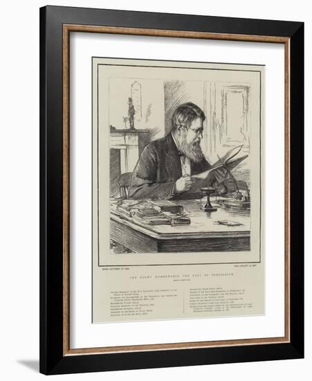 The Right Honourable the Earl of Iddesleigh-null-Framed Giclee Print