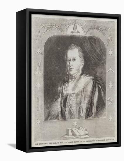 The Right Honourable the Earl of Zetland, Grand Master of the Freemasons of England and Wales-null-Framed Premier Image Canvas