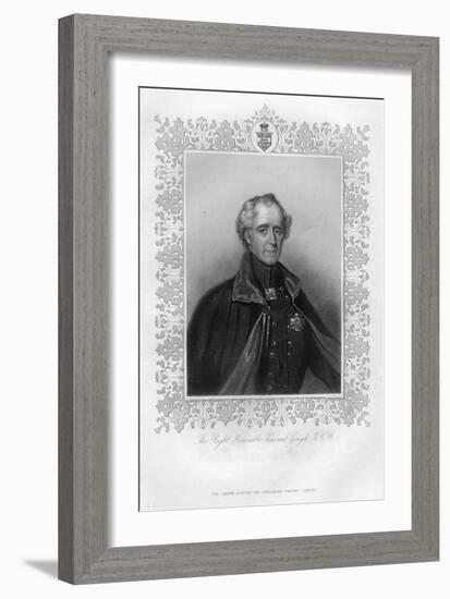 The Right Honourable Viscount Gough, 19th Century-J Jackson-Framed Giclee Print